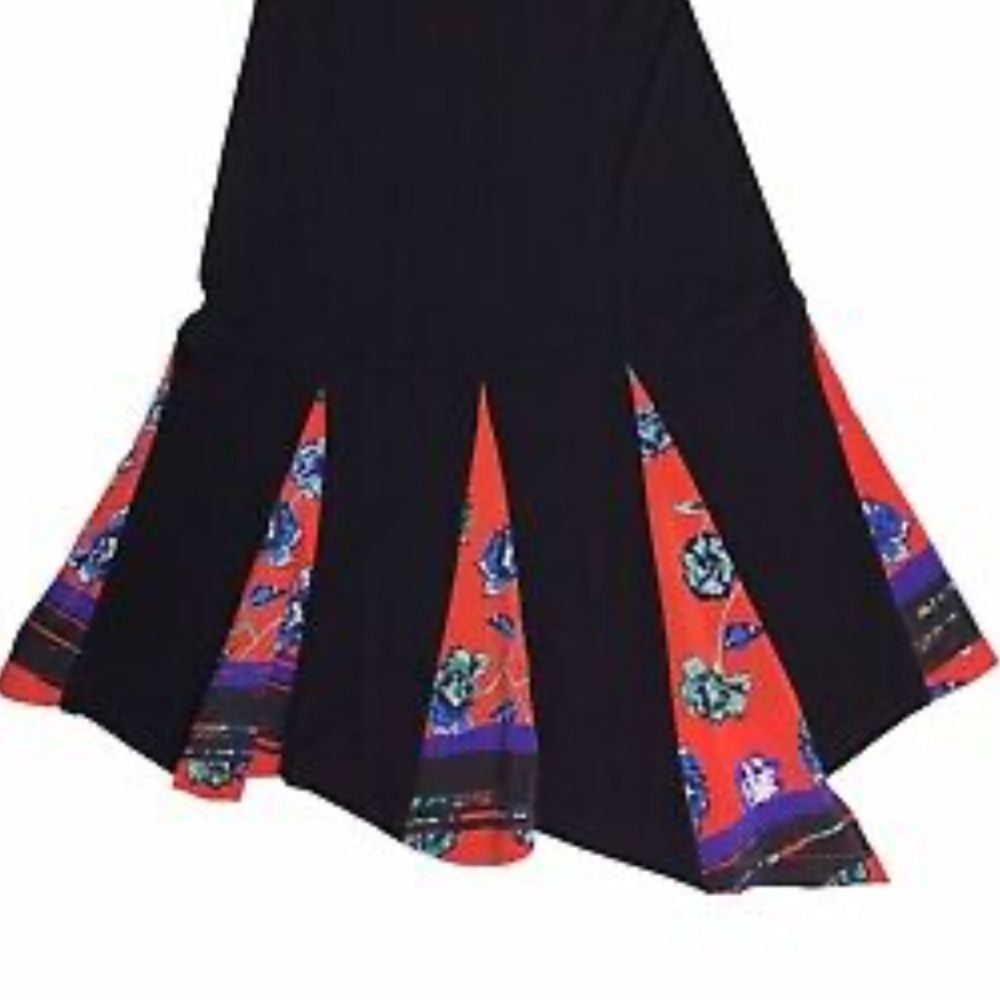 Derek Lam 10 Crosby NEW Silk-Trim Tank Dress Black Made in Portugal Size 8 - Picture 10 of 15